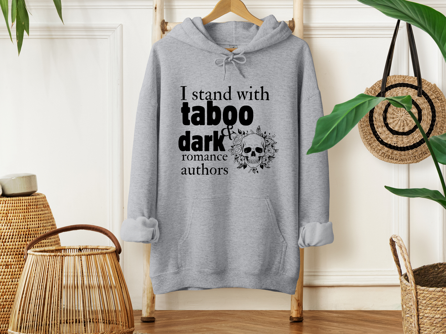 I Stand with Taboo and Dark Romance Authors Hoodie